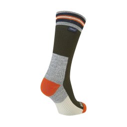 SealSkinz Surlingham WP Mid wasserdichte Socke Olive Rückseite
