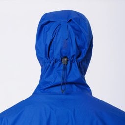 Rückansicht Kapuze der Montbell Storm Cruiser Jacket Regenjacken
