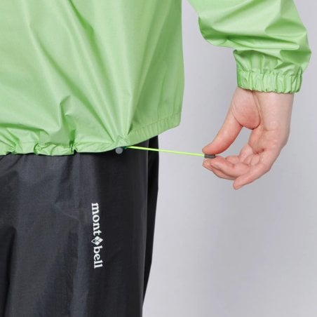 Montbell Versalite Jacket Damen ultraleichte Regenjacken mit Kordelzug am Saum