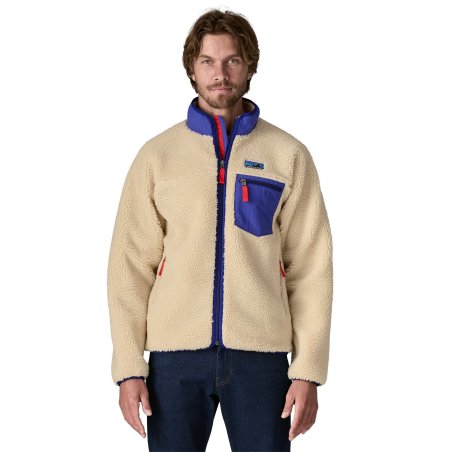Patagonia Classic Retro-X Fleece Jacket Dark Natural Herren Fleecejacke Frontansicht