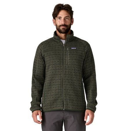Patagonia Better Sweater Fleece Jacket Scales Old Growth Green SODG