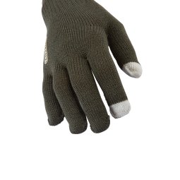 SealSkinz Hanworth Solo Merino Glove Olive Nahaufnahme