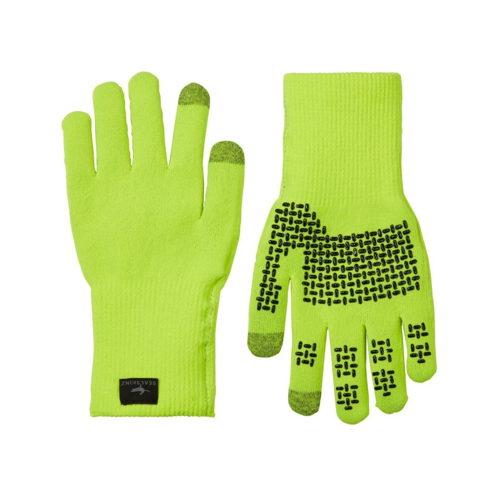 Anmer WP All Weather Ultra Grip Knitted Glove M Neon Gelb