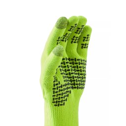 SealSkinz Anmer WP All Weather Ultra Grip Knitted Glove neon yellow