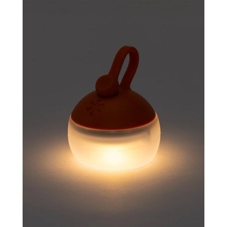 Snow Peak Rechargeable Mini Hozuki LED-Lampe eingeschaltet