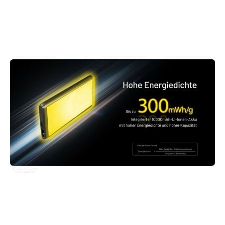 Nitecore Powerbank NB Plus 10000 mit hoher Energiedichte