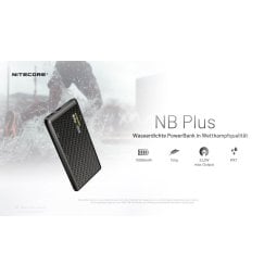 Key Features der Nitecore Powerbank NB Plus 10000