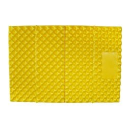 Warmpeace Folding Sit Pad Sitzkissen mit gelber Oberseite