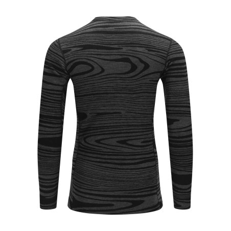 Aclima Warmwool Crew Neck Black Motion Rückseite