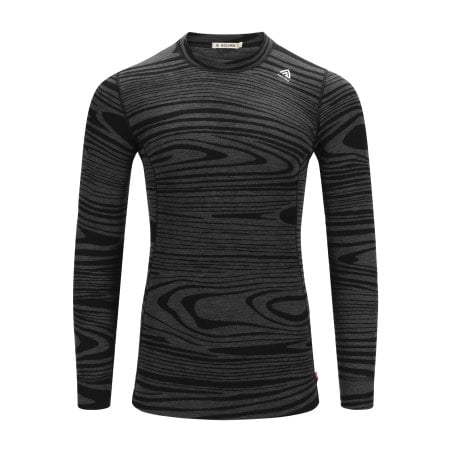 Aclima Warmwool Crew Neck Black Motion