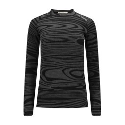 Aclima Warmwool Crew Neck Damen Black Motion