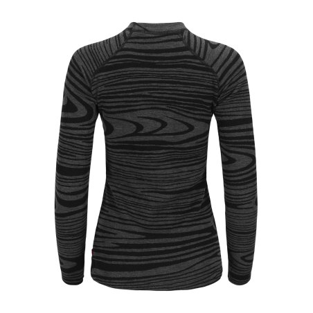 Aclima Warmwool Crew Neck Damen Black Motion Rückseite