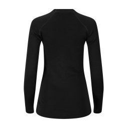 Aclima Warmwool Crew Neck Damen Jet Black Rückseite
