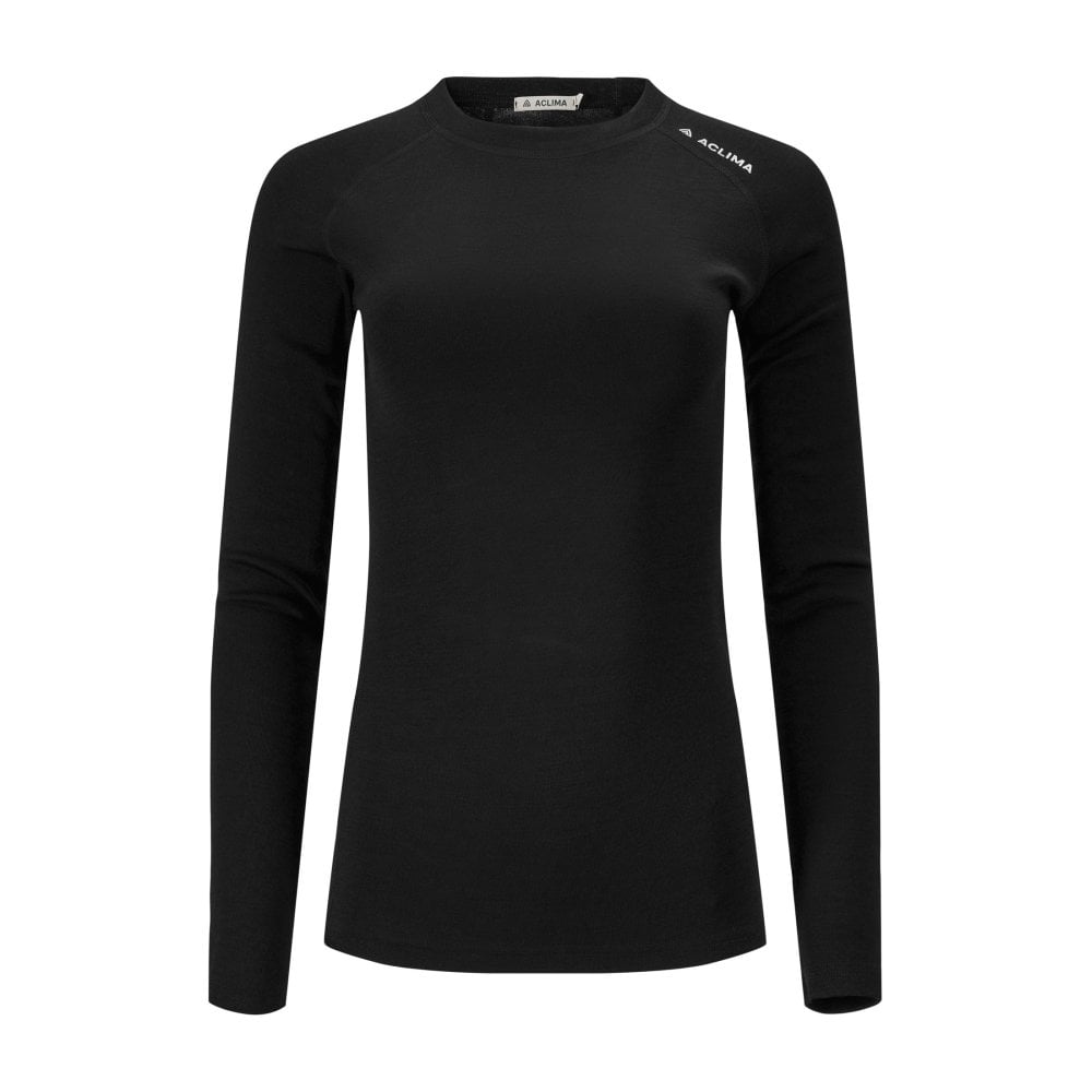 Aclima Warmwool Crew Neck Damen Jet Black
