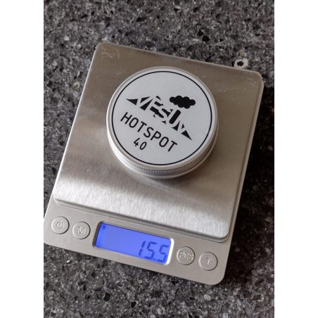 Vesuv Outdoor Hotspot 40 Alcohol Stove mit ultraleichtem Gewicht von nur 15,5 g