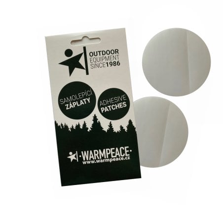 Warmpeace Selbstklebende Patches 2er Pack mit runden Flicken