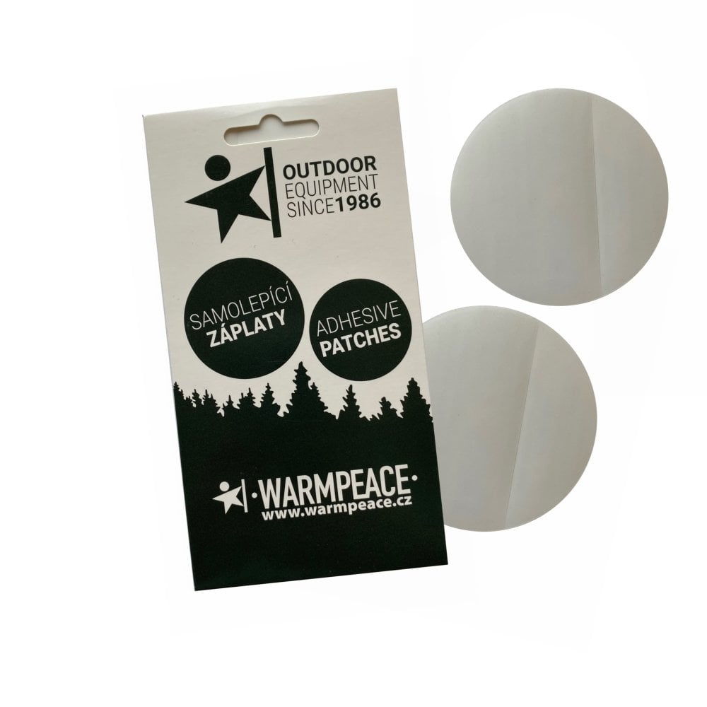 Warmpeace Selbstklebende Patches 2er Pack mit runden Flicken