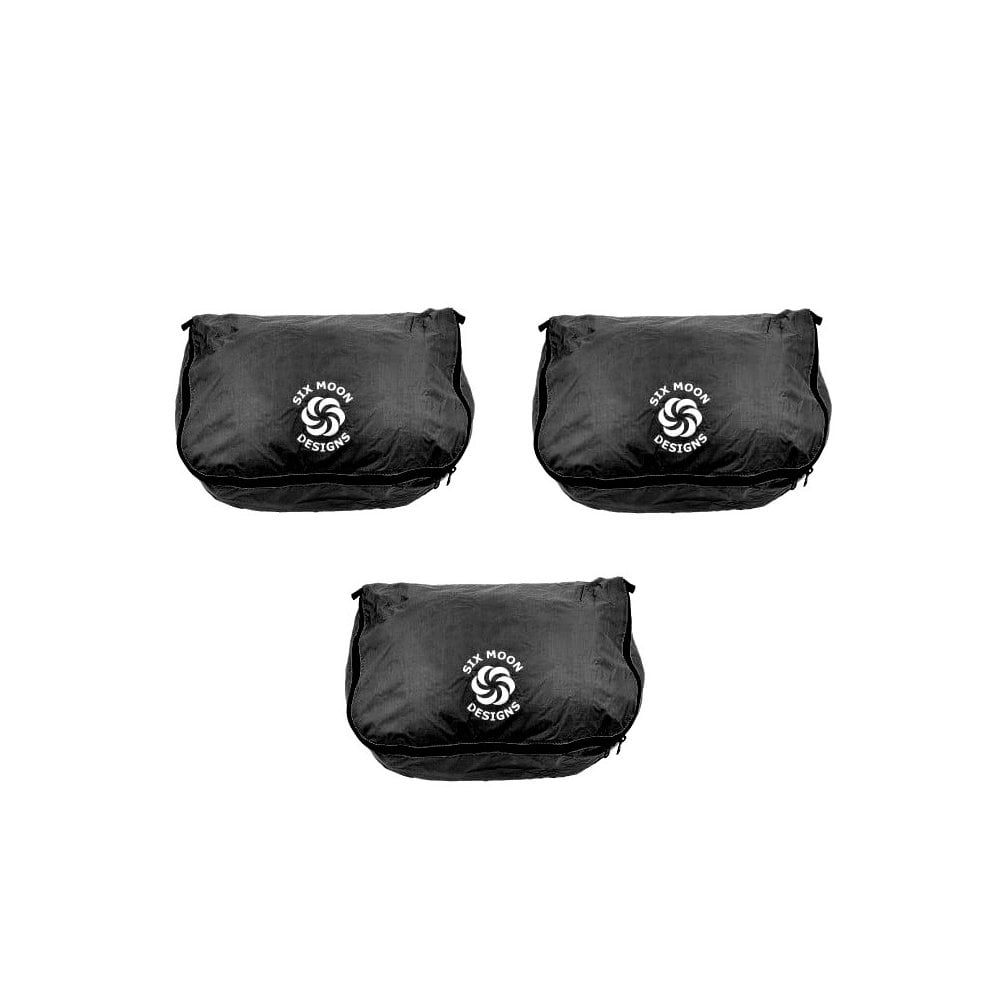 Six Moon Designs Packing Pods 3er Pack black
