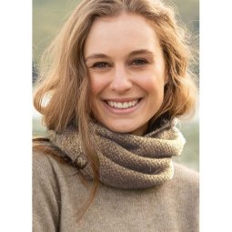 Noble Wilde Moss Neck Warmer in der Farbe Oyster