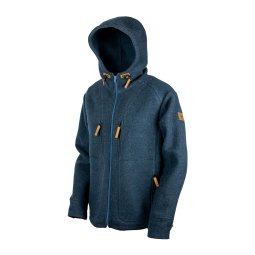 Steinkauz Lodenfleecejacke Kapuzenhuber Petrol Herren