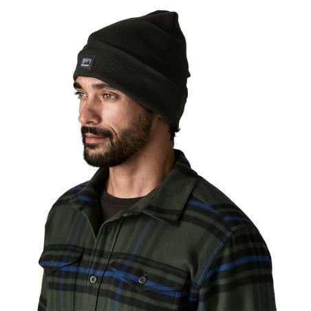 Patagonia Everyday Beanie Black Frontansicht