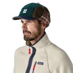 Patagonia Range Earflap Cap warme Kappe mit hochgeklappten Ohrenschützern