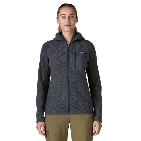 Patagonia R1 Air Full-Zip Hoody Damen Smolder Blue Frontansicht