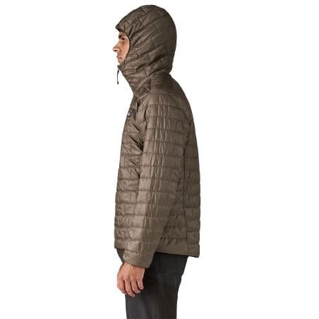 Patagonia Nano Puff Hoodie Marlow Brown seitlich betrachtet