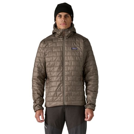 Patagonia Nano Puff Hoodie Marlow Brown Herren Steppjacke Frontansicht