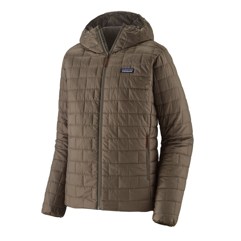 Nano Puff Hoodie M Marlow Brown