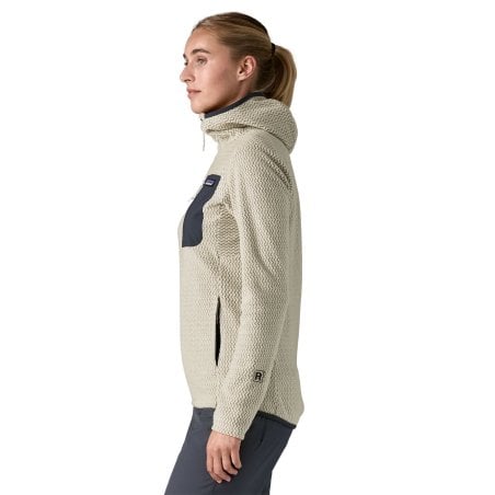 Patagonia R1 Air Full-Zip Hoody Damen Wool White 40261 Seitenansicht