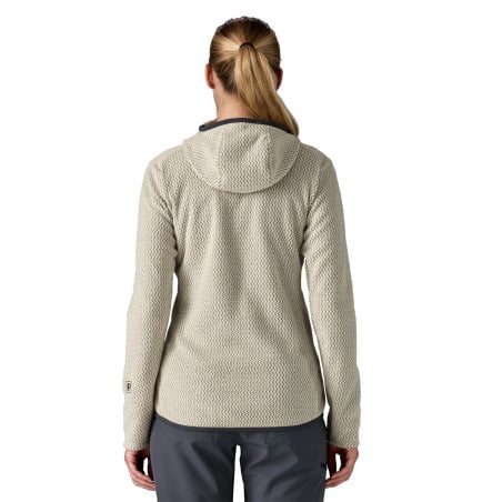 Rückansicht Patagonia R1 Air Full-Zip Hoody Damen Wool White 40261