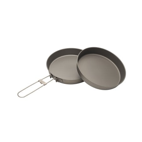 Toaks Titanium Deep Pan Set 2pcs CS-09 mit einem Teller