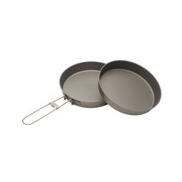 Toaks Titanium Deep Pan Set 2pcs CS-09 mit einem Teller