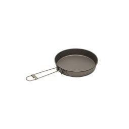 Toaks Titanium Deep Pan Set 2pcs CS-09 mit einem Teller zusammengepackt