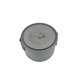 Toaks Titanium 800ml D117 Pot  mit Klappgriffen und Deckel