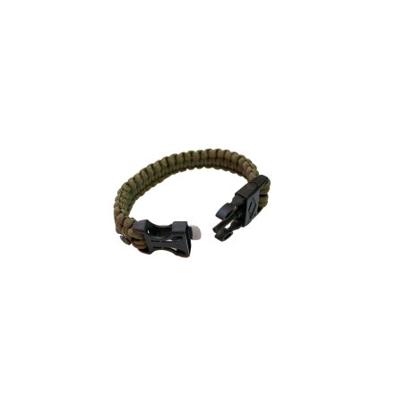Origin Outdoors Zündstahl Paracord Armband mit Zündstahl in Steckschließe integriert