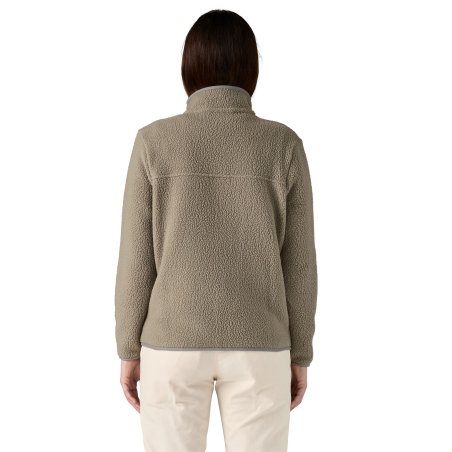 Rückseite der Patagonia Retro Pile Fleece Jacket Damen River Rock Green