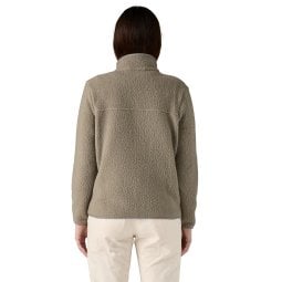 Rückseite der Patagonia Retro Pile Fleece Jacket Damen River Rock Green