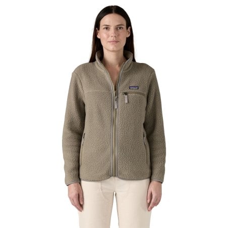 Patagonia Retro Pile Fleecejacke Damen River Rock Green Frontansicht