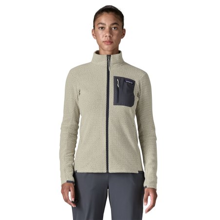 Patagonia R1 Air Jacket Damen Wool White Frontansicht