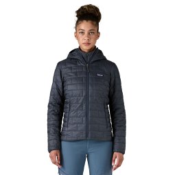 Patagonia Nano Puff Hoodie Damen Smolder Blue Isolierjacke mit Primaloft