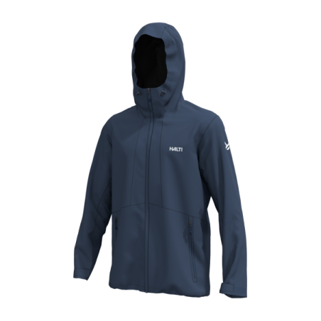 Halti Forter DX Warm Jacket Sargasso Sea Blue Isolierjacke mit aufgestellter Kapuze