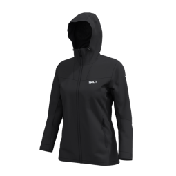 Halti Forter DX Warm Jacket Damen in Farbe Black mit aufgestellter Kapuze