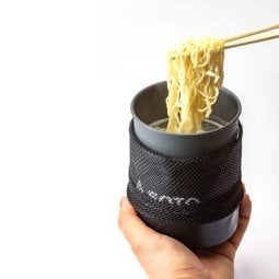 Soto Thermostack Cook Set Combo mit Isolierhülle, um direkt aus dem Topf essen zu können
