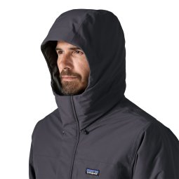 Komfortabel geschnittene Kapuze am Patagonia Windshadow Parka
