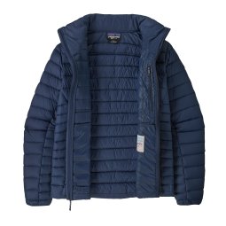 Patagonia Down Sweater geöffnet mit Blick auf die Innentaschen