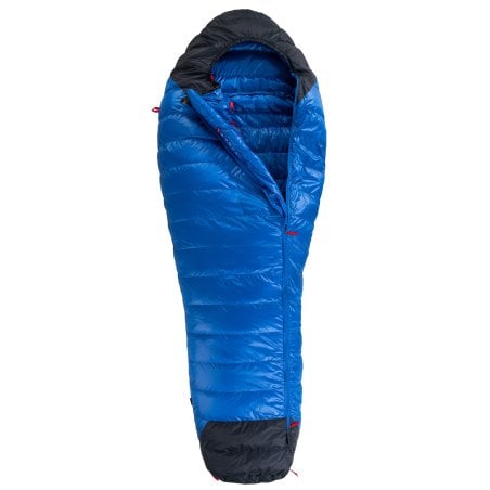 Pajak Core 350 Daunenschlafsack mit oberem Bereich geöffnet