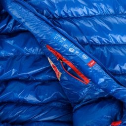 Pajak Core 550 Daunenschlafsack Blue mit Innentasche