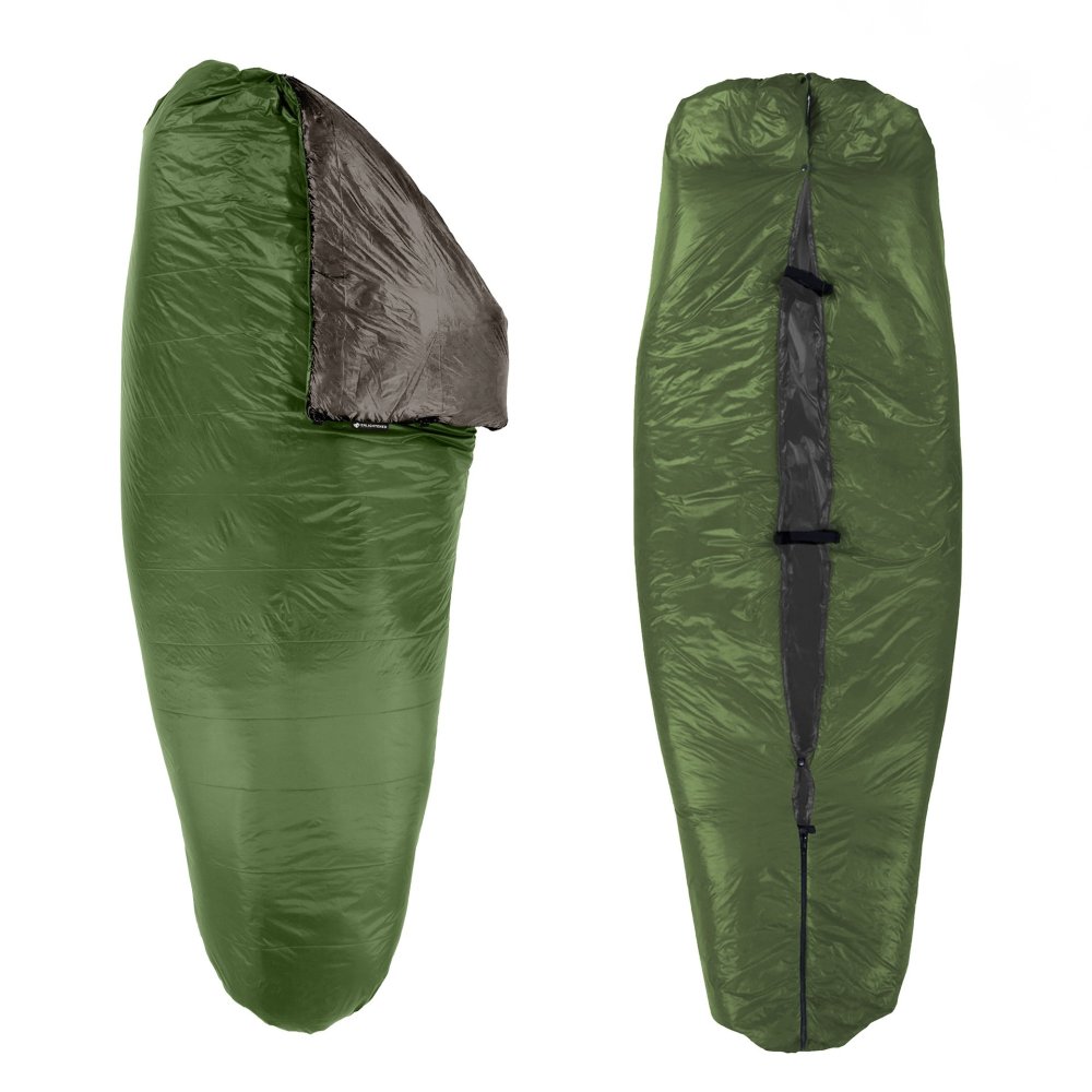 Enlightened Equipment Revelation Apex Quilt -1C Vorder- und Rückseite nebeneinander abgebildet